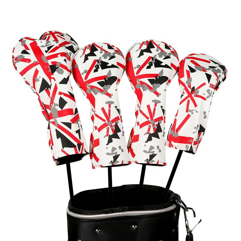 Golf Driver Head Cover 4 Piece Set | Fits #1