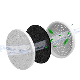 honeyguaridan Updated Carbon Filter for Drinking Fountain, Pet Water Fountain - Pack of 6