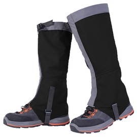 1 Pair Hiking Leg Gaiters Snow Boot Gaiters Breathable Waterproof Walking High Leg Cover for Outdoor Research Climbing