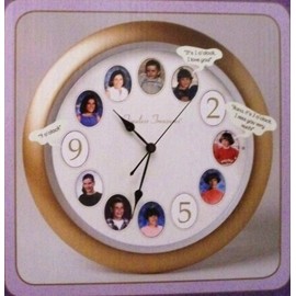 Timeless Treasures Wall Clock Recordable TT140