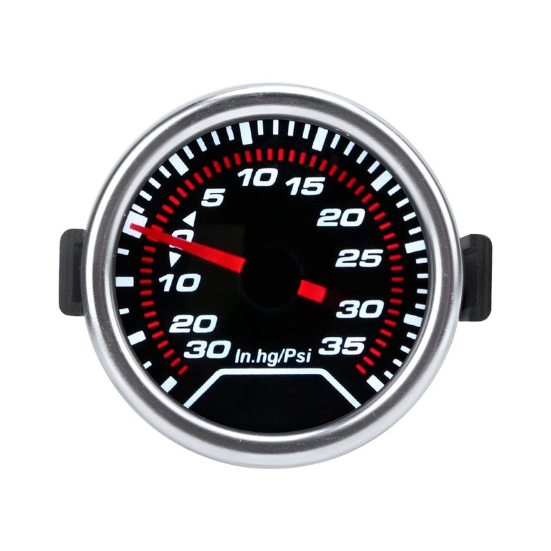 2in Turbo Boost Gauge -30-35PSI Red Pointer High Accuracy Meter