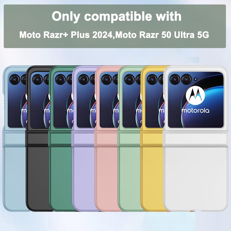 NINKI Moto Razr Plus 2024 Case - Hinge Protector, Cute