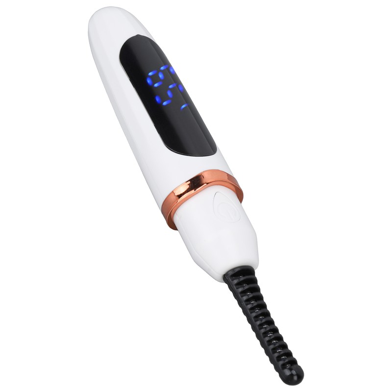 Heated Eyelash Curlers Long Lasting Curling Digital Display Temperature Fast