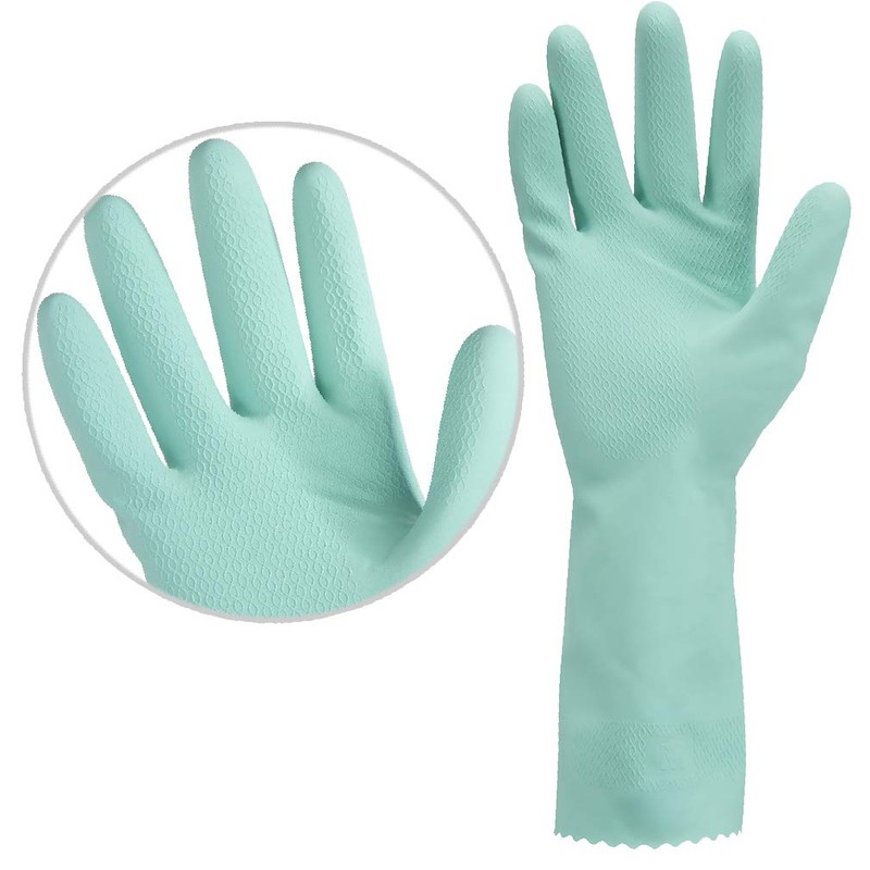 KENID Rubber Gloves, Household Kitchen Gloves, For Laundry, Medium Thick,
