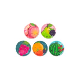 ergobag Klettie Set, Motif World, Theme World, Velcro Surfaces, Collecting Fun, Personalisation, Fruits, Colourful