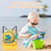 1 Pack Kids Drawstring Bag Cartoon Animal Beach Bag Waterproof