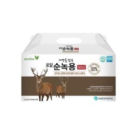 SellerHub 뉴프리 로얄 순녹용 골드 70ml 30포 x 1박스 (S31194375) New Free Royal Pure Deer Antler Gold 70ml 30 sachets x 1 box (S31194375)