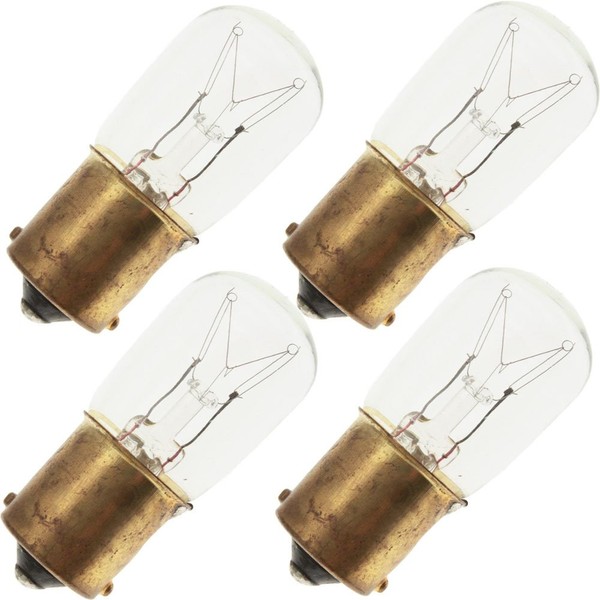 Industrial Performance 10S6/SC 120V, 10 Watt, S6, Bayonet (BA15S) Base