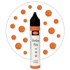 Viva Decor .8-Ounce Pearl Color Pen Orange