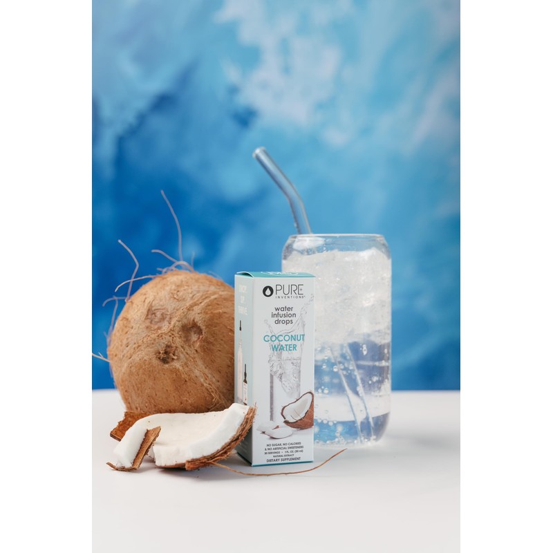 Pure Inventions Coconut Water - Water Enhancer Drops - Electrolyte