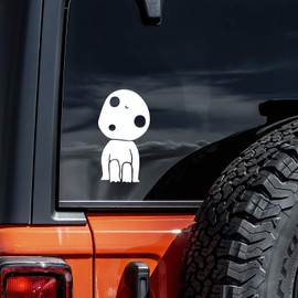Princess Mononoke White Sticker Decal Kodama Ghibli Die-cut White Sticker Decal