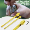 Plastic Fishing Hook Disgorger Snelled Fish Hook Remover Tool Portable