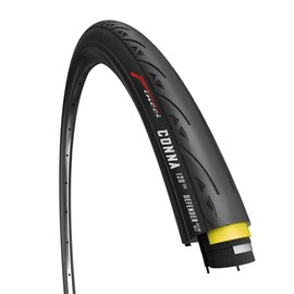 Fincci Conna 700x25c Tyre 25-622 Foldable Tyre 120TPI with Antipuncture Protection for Cycle Race Road Racing Touring Bicycle Bike with 700 x 25c Tyres