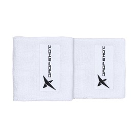 Drop Shot Long Wristband with 02 Units (White)