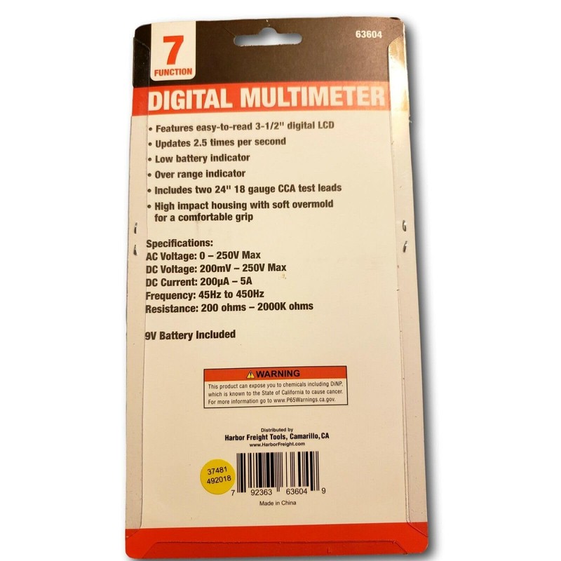 7 Function Digital Multimeter