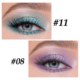 Boobeen Eyeshadow Pencil Crayon Waterproof Eyeshadow Pencil Shimmer Cream Eyeshadow Pen Create Glittering Eye Make-Up, Easy to Use