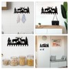 SUPERDANT Reindeer and Forest Metal Key Hooks with 10-Hooks Key