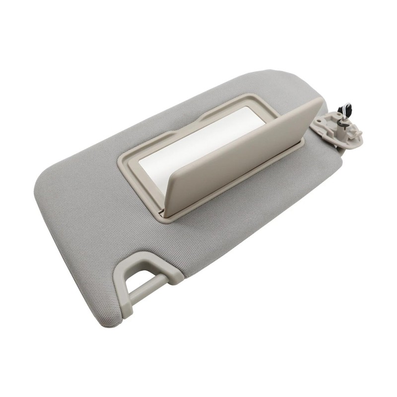 Replacement Left Driver Sun Visor with Gray Illuminated Mirror for