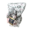 AWW GIFFTS Blankets and Beyond Baby Plush Elephant Security Blanket