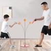 Indoor Table Tennis Return Ball Home Training Self-Practice Set Configuration 1: Plastic Racket Full Set 2ea