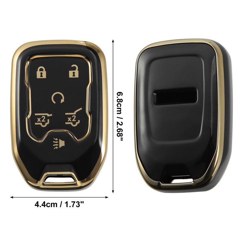 X AUTOHAUX Smart Key Fob Cover Case for GMC Acadia