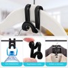 Kinmsito Pack of 100 Clothes Hangers, Space-Saving, Clothes Hanger Connectors
