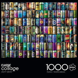 Buffalo Games - Classic Collage - Crafty Brews - 1000 Piece Jigsaw Puzzle for Adults Challenging Puzzle Perfect for Game Nights - 1000 Piece Finished Size is 26.75 x 19.75