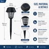 Solar Bug Zapper Lights for Outdoor Use – Waterproof Dual