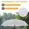 BESTKEE Windproof Travel Folding Umbrella Automatic, Large Rain Folding Compact