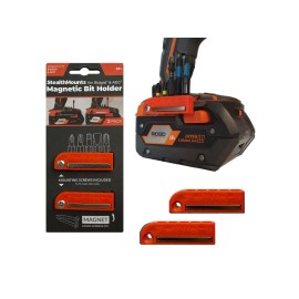Stealthmounts Bit Holder For Aeg/ridgid 2Pk Orange