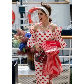 GLBCC Heart Layered Necklace LOVE XOXO Hearts Dangle Earrings Pearl Pom Pom Hearts Layer Choker Necklace Valentines Day Heart Jewelry Set for Women (layer Heart necklace A style)