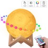 Tomshine Moon Light with Wood Stand Remote & Touching Control