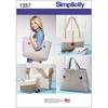 Simplicity 1387 Assorted Tote Bag, Purse, and Clutch Sewing Patterns,