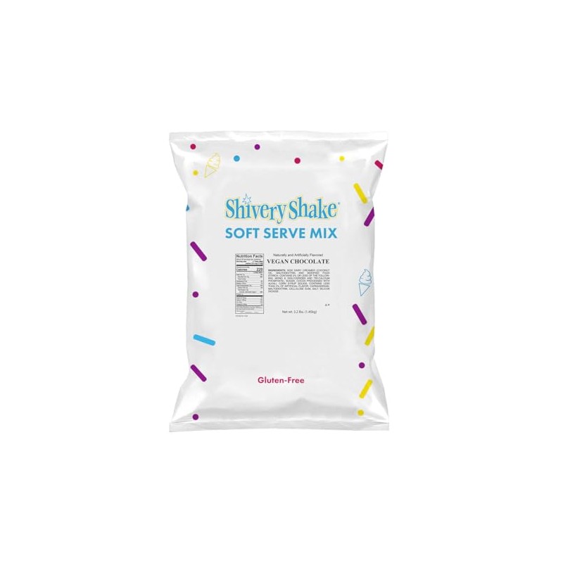 Shivery Shake VEGAN Chocolate Soft Serve Ice Cream Mix