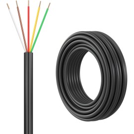 Firmerst 18/5 Solid Sprinkler Wire for up to 4 Valves System 30/150/250 Feet - 30 Feet