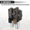 X AUTOHAUX Transmission Dual Linear Shift Solenoid, Automatic Transmission Shift