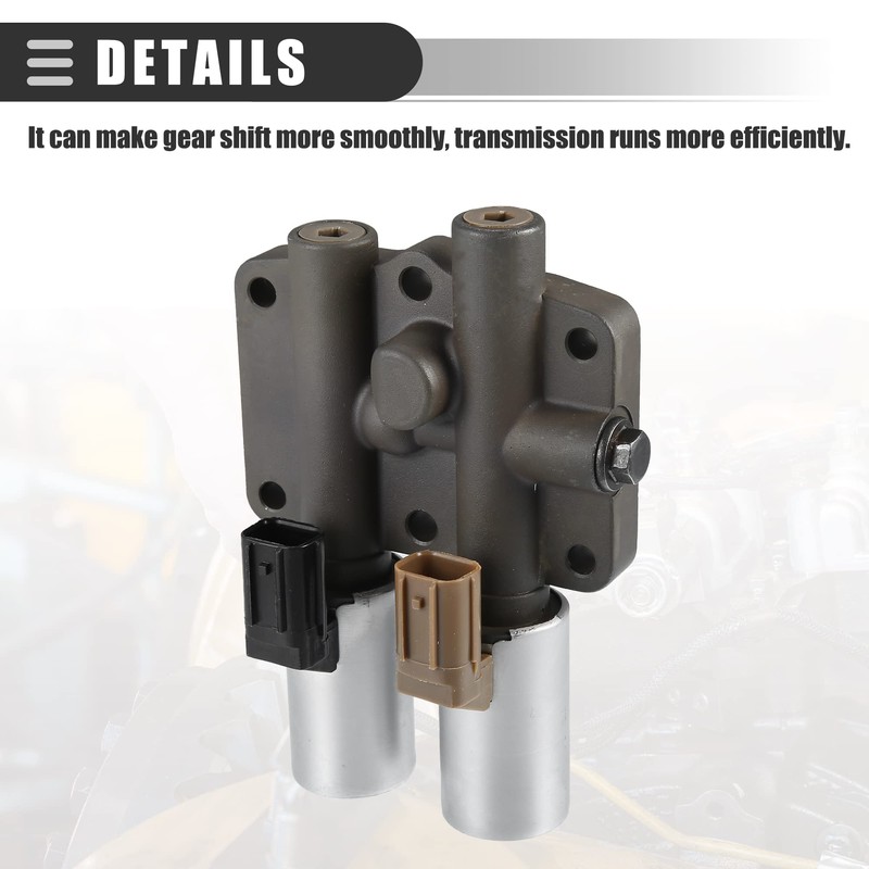 X AUTOHAUX Transmission Dual Linear Shift Solenoid, Automatic Transmission Shift