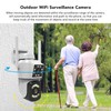 Outdoor WiFi Surveillance Camera 2 Lens Security PTZ IP Cam