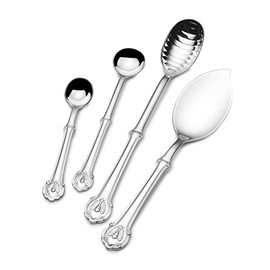 Wallace Napoleon Bee 4-Piece 18/10 Stainless Steel Assorted Spoon Set