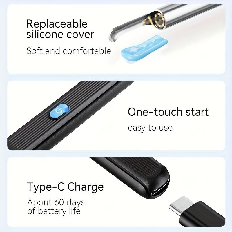 6-in-1 Wireless Earwax Removal Kit with Camera and Light, 6pcs