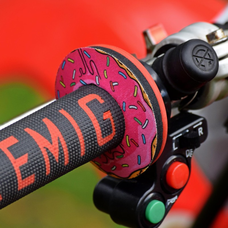 Pink Doughnut - Gripdonuts.com® Premium MX BMX Dirt Bike Motorcycle