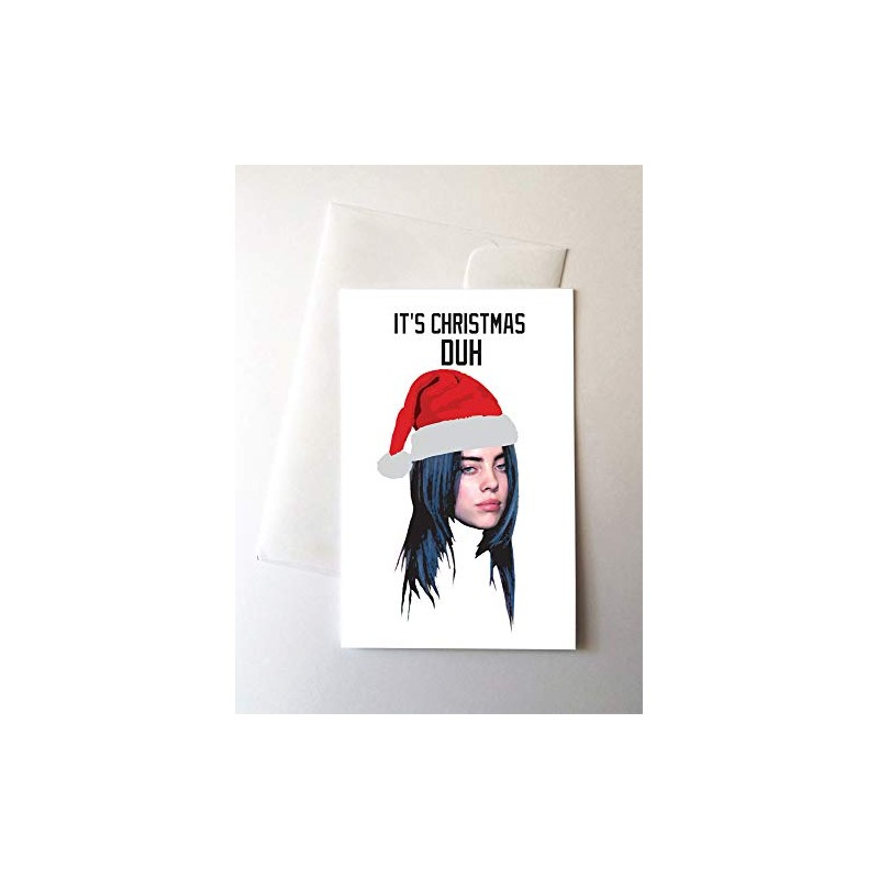 2 Pack - It's Christmas Duh Merry Christmas Card, Funny,