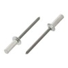 3.2mm x 12.5mm Aluminum-Steel Sealed Blind Pop Rivets Dome Head