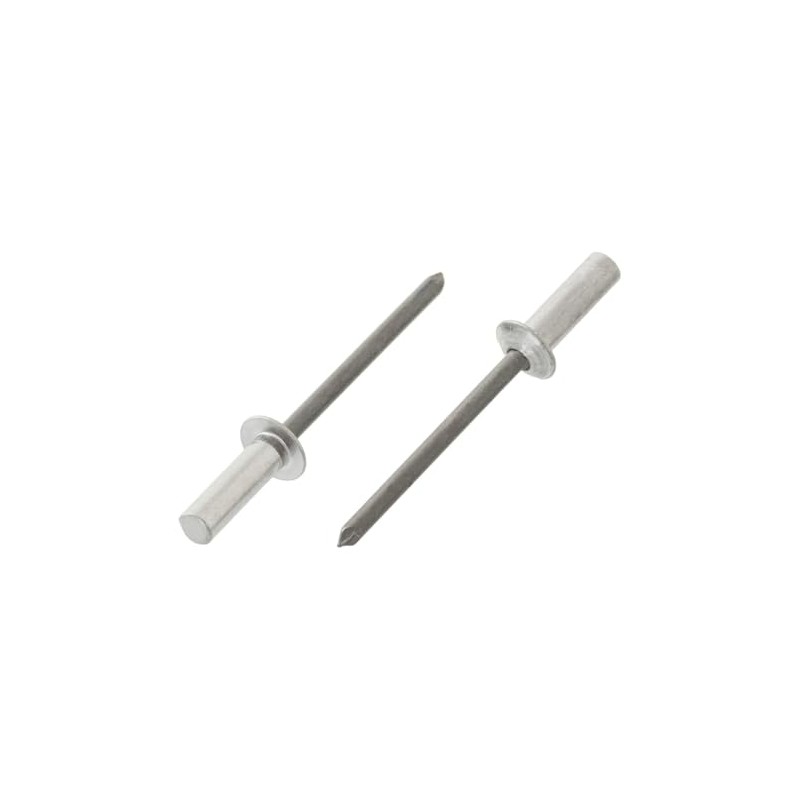 3.2mm x 12.5mm Aluminum-Steel Sealed Blind Pop Rivets Dome Head