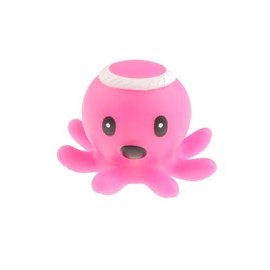 Cute SMALL Girls Boys Kids Toddler Childrens Bath Shower Bathroom Play Room Tub Bathtub Pool Swimming Floating Animals Boat Baby Sensory Water No Mould Toys (Pink Octopus)