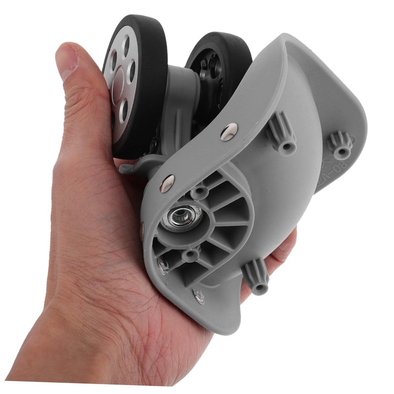WHAMVOX 2 Pairs Silent Swivel Luggage Wheels, Universal Fit, 360-Degree