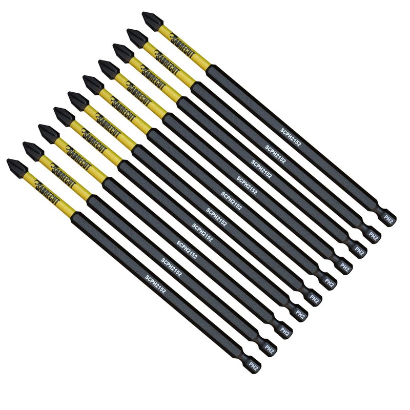 10 x SabreCut SCPH2152_10 152mm PH2 Magnetic Impact Screwdriver Driver