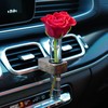 LVBRT 2 PCS Car Propagation Vase Vent Clip, Black Walnut