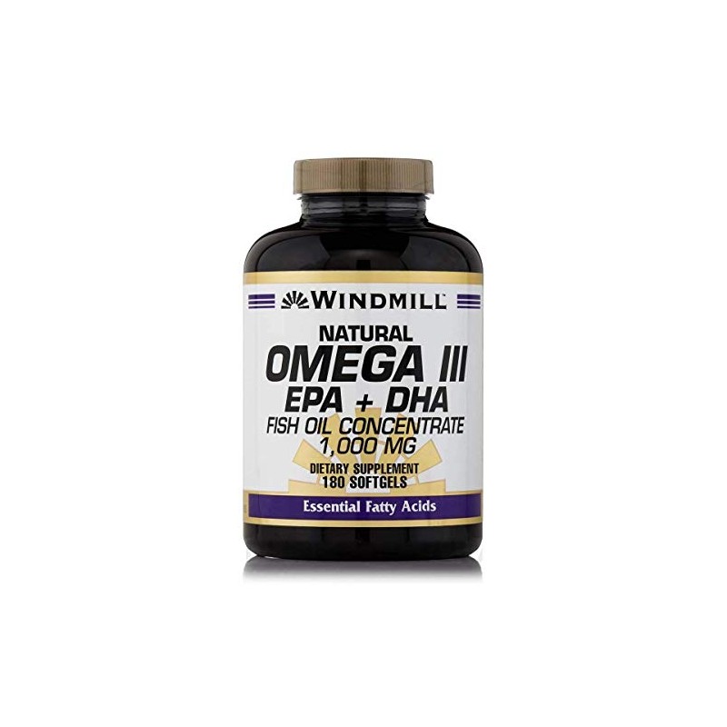 Windmill Natural Omega 3 Epa And Dha 1000 Mg Softgels