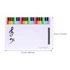 DOITOOL Erasable Whiteboard Music Staff Writable Music Teaching Practice Board